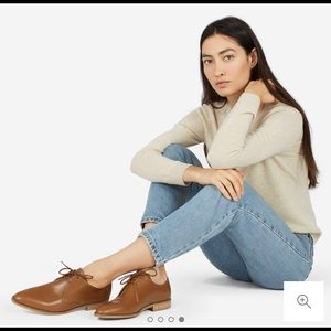 Everlane Modern Oxford Cognac